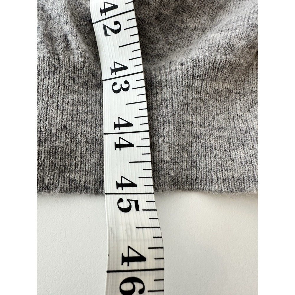 COS 100%  Wool Midi Sweater Dress Women's‎ Size XS Gray Oversized Cozy Stretch - Picture 11 of 11